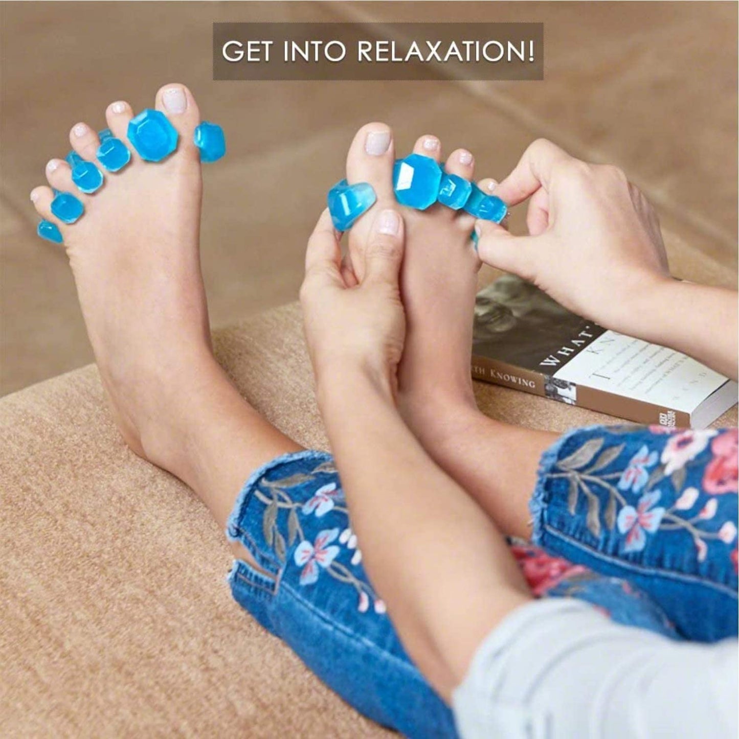 YogaToes GEMS: Gel Toe Stretcher & Separator - America’s Choice for Fighting Bunions, Hammer Toes (Size Small fits Shoe Sizes W: 7 and Over/M: 7 Beauty and Personal Care Yoga Toes