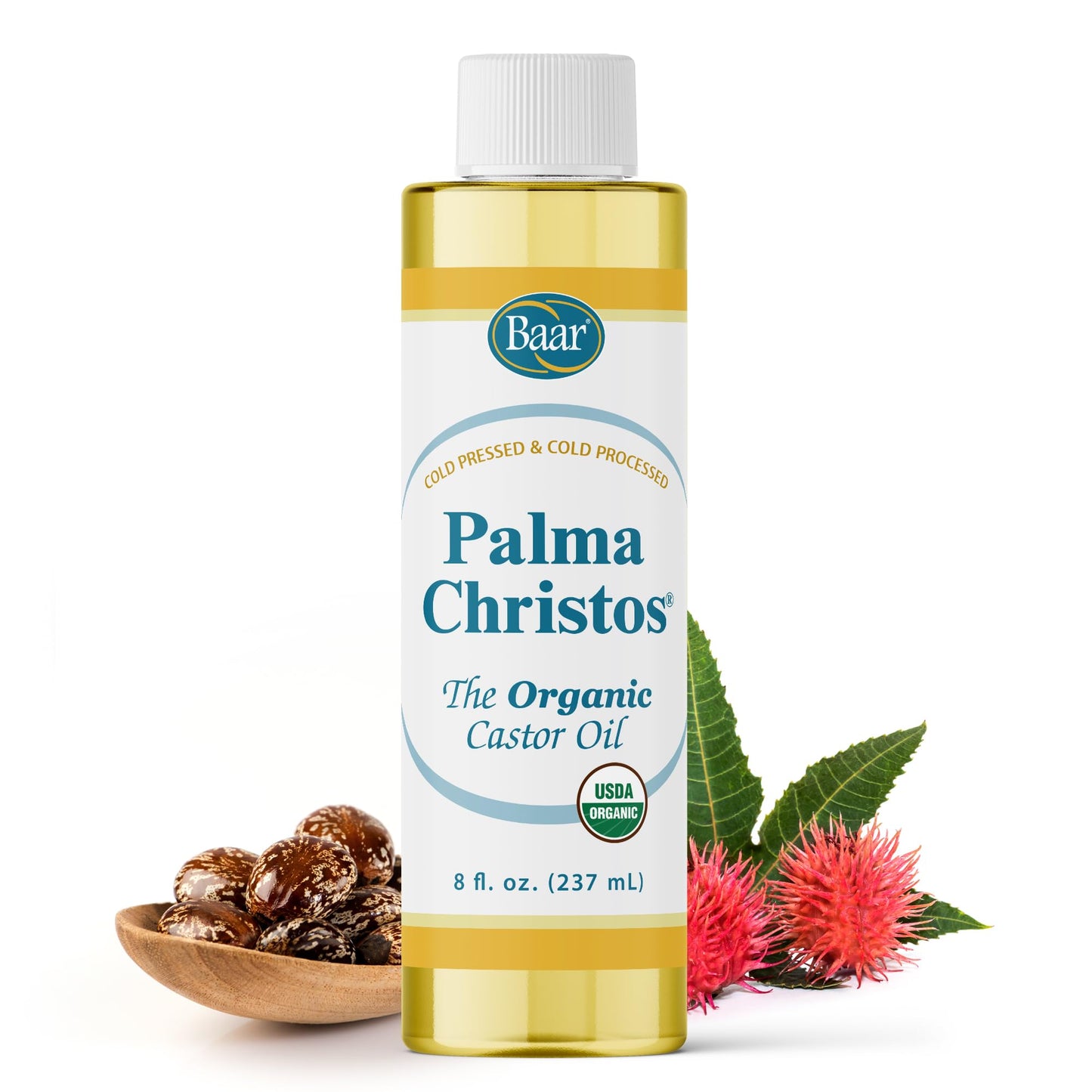 Baar Palma Christos, Organic Castor Oil, 8 oz Beauty & Personal Care Baar