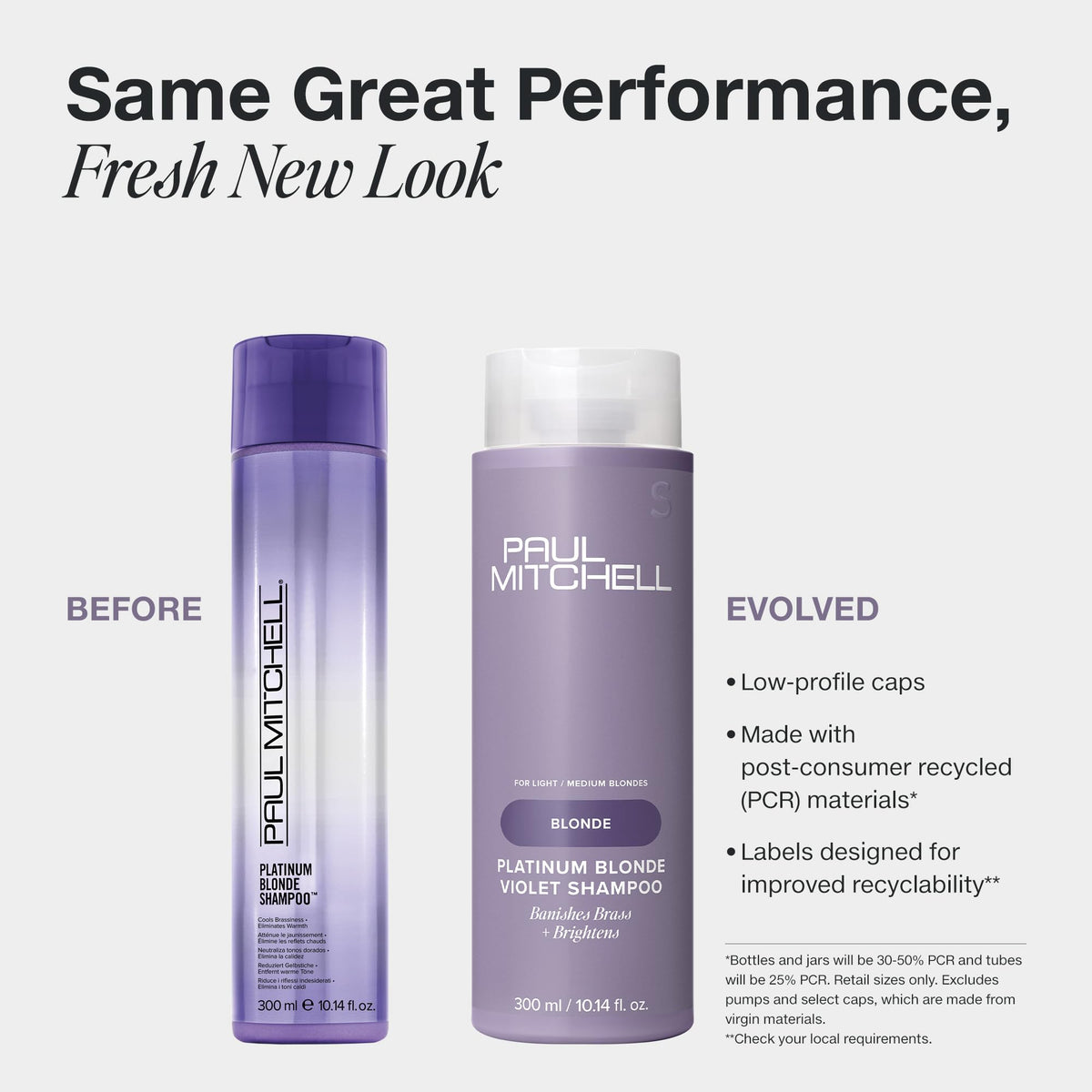 Paul Mitchell Platinum Blonde Violet Shampoo, Banishes Brass + Brightens, Ideal for Light to Medium Blonde, Silver, Gray or White Hair, 33.8 fl oz Beauty & Personal Care Paul Mitchell