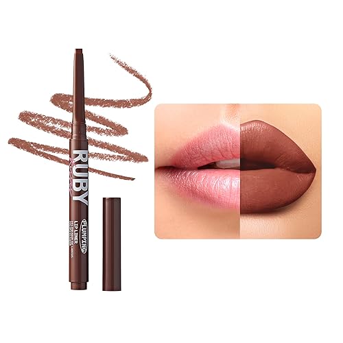 Ruby Kisses Plumping Effect Lip Liner, Semi Matte, Smudge Proof, High Pigment, Medium to Full Coverage Makeup, Precise Tip, Bold Color Lip Plumper Beauty & Personal Care Ruby Kisses