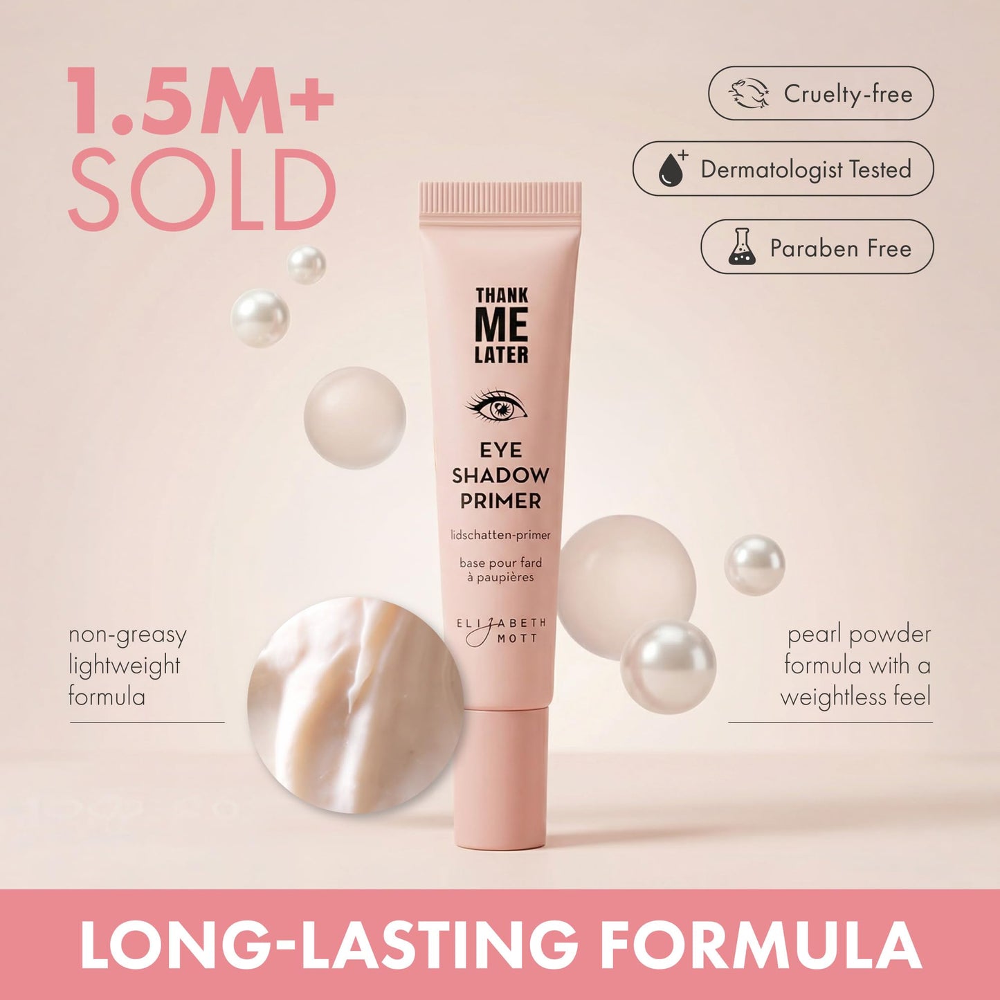 Elizabeth Mott Thank Me Later Eye Primer, 10g Beauty and Personal Care Elizabeth Mott
