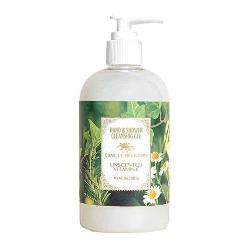 Camille Beckman Hand and Shower Cleansing Gel, Vitamin E Unscented, 13 Ounce Beauty & Personal Care Camille Beckman