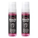 Nicole & Alyssa Braid Styling Foam 8oz - Extra Hold Foam Mousse for Braids, Boho Braids, Crochet Styles, Twists & Locs - High Shine, Flake-Free Beauty & Personal Care Nicole & Alyssa