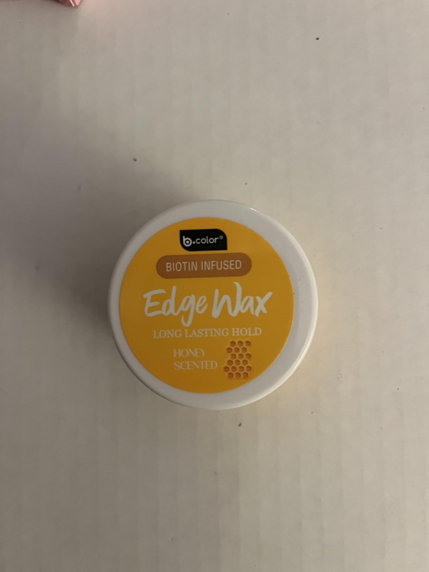 B.color Biotin Infused Edge Wax, Long Lasting Hold, Honey Scented, No Flake Formula Beauty & Personal Care b-color