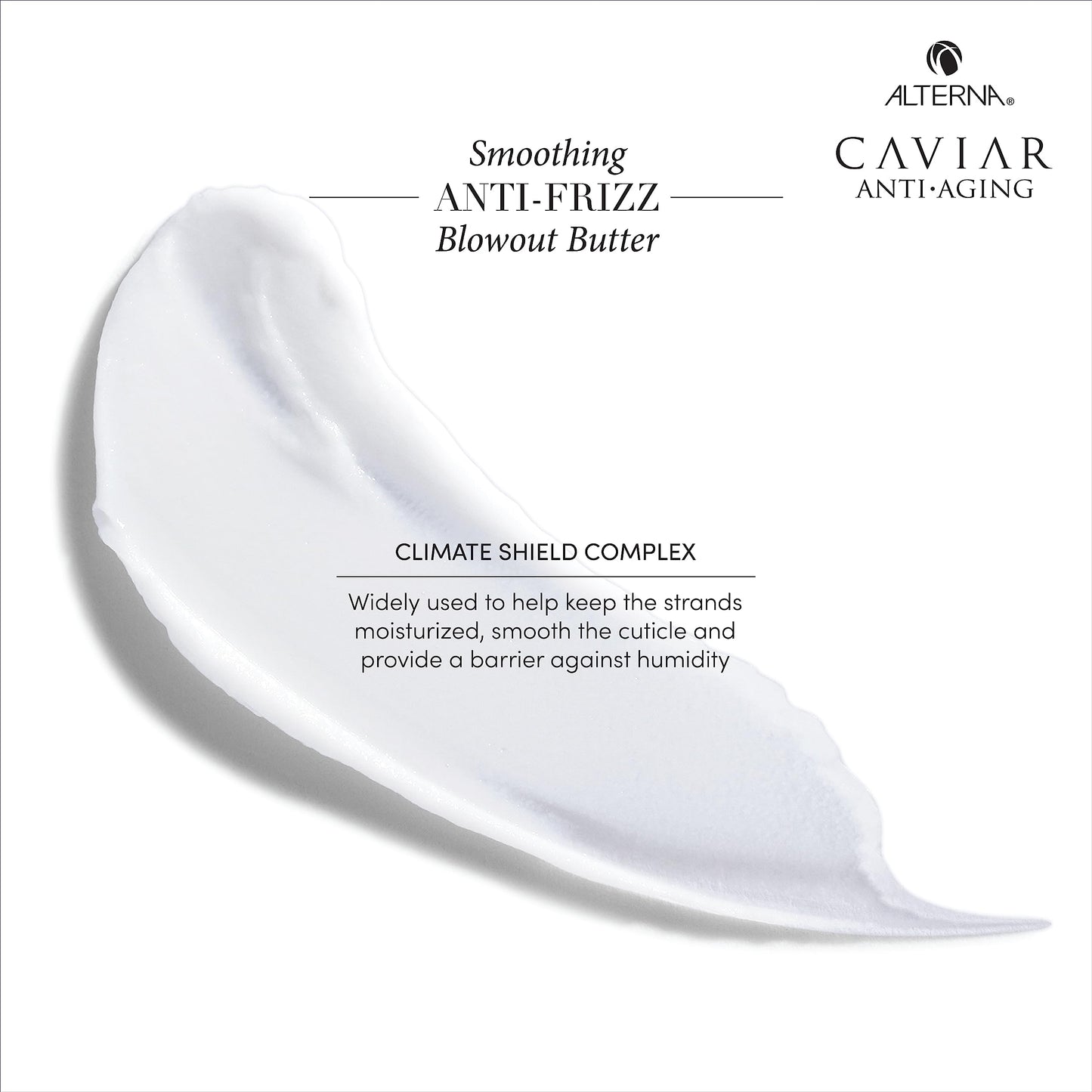 Alterna Caviar Anti-Aging Smoothing Anti-Frizz Blowout Butter, | Protects Hair from Heat Styling and Humidity | Sulfate Free , 5.07 Fl Oz (Pack of 1) Beauty & Personal Care Alterna