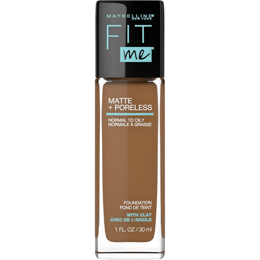Maybelline New York Fit Me Matte Plus Pore Less Foundation, Truffle, 1 Fluid Ounce Beauty & Personal Care MAYBELLINE