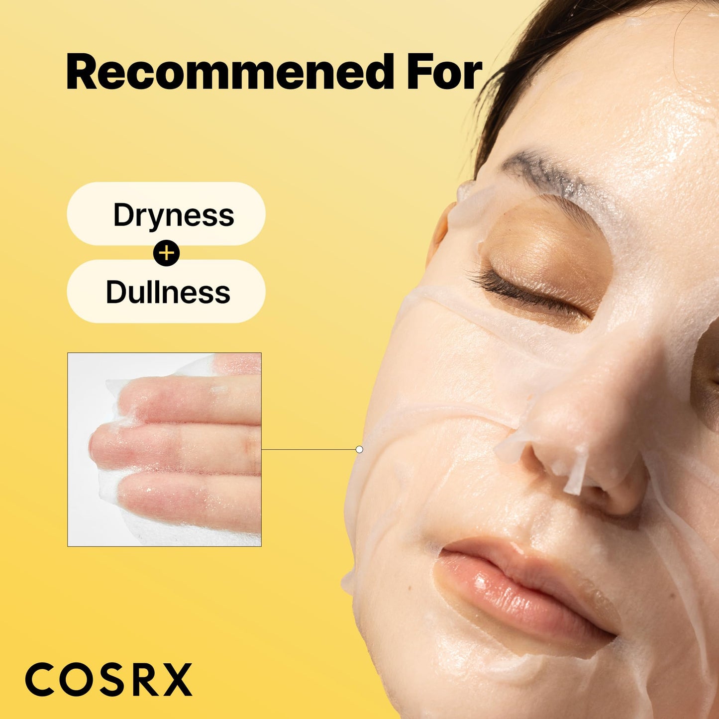 COSRX Snail Mucin Sheet Mask 10 EA with Snail Mucin Serum, Hydrating Face Sheet Masks for Dry & Sensitive Skin, Korean Face Mask for Self Care, Korean Beauty and Personal Care COSRX
