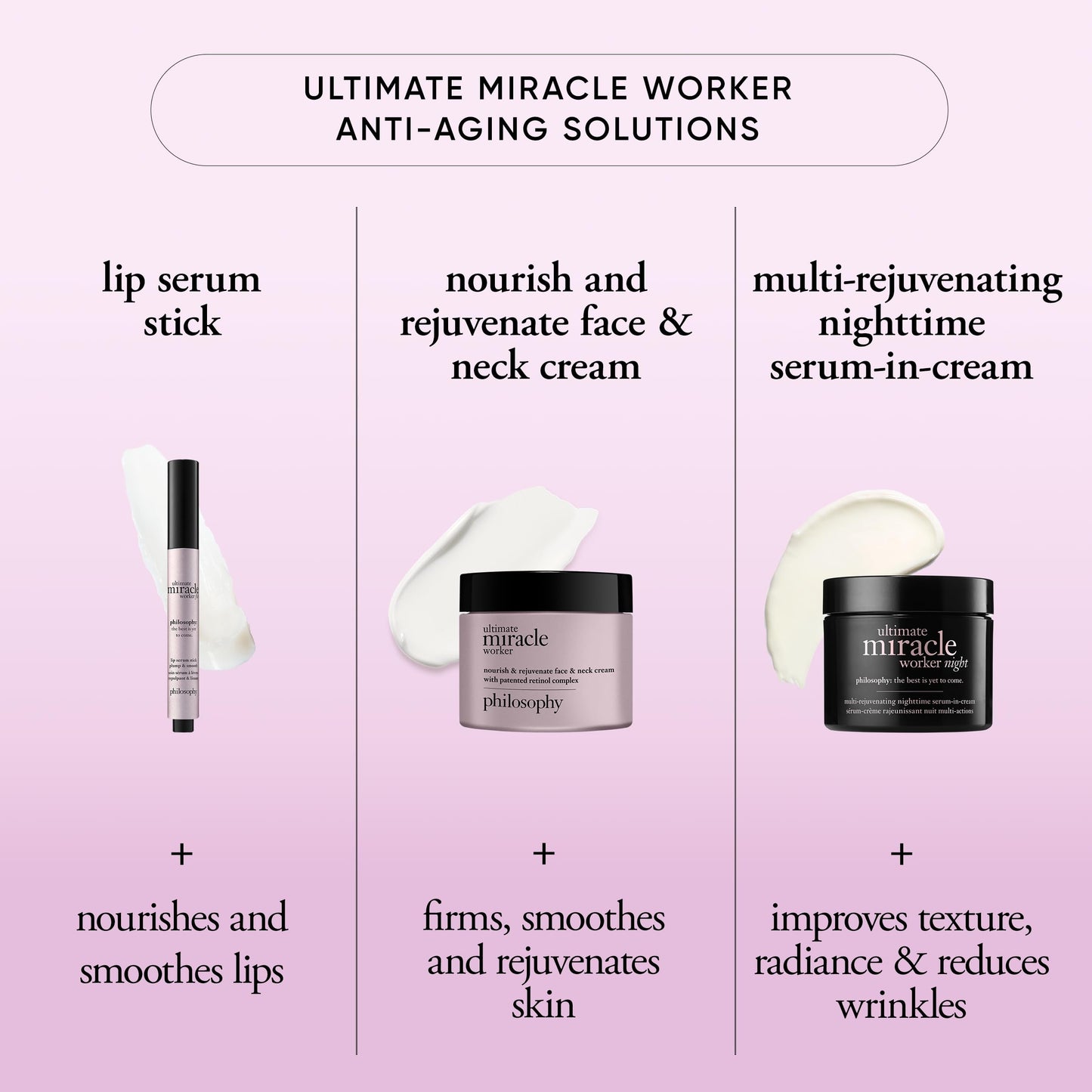 philosophy ultimate miracle worker multi-rejuvenating nighttime serum-in-cream face moisturizer - with retinol - targets all major signs of aging Beauty & Personal Care philosophy