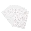 140 Pcs Paper Patches, 3D Eyelash Under Eye Pads,Eye Mapping Stickers, Patch Lash False, Eyelash Extension Paper Patches Beauty & Personal Care Lurrose