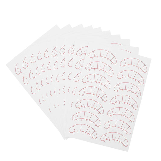 140 Pcs Paper Patches, 3D Eyelash Under Eye Pads,Eye Mapping Stickers, Patch Lash False, Eyelash Extension Paper Patches Beauty & Personal Care Lurrose