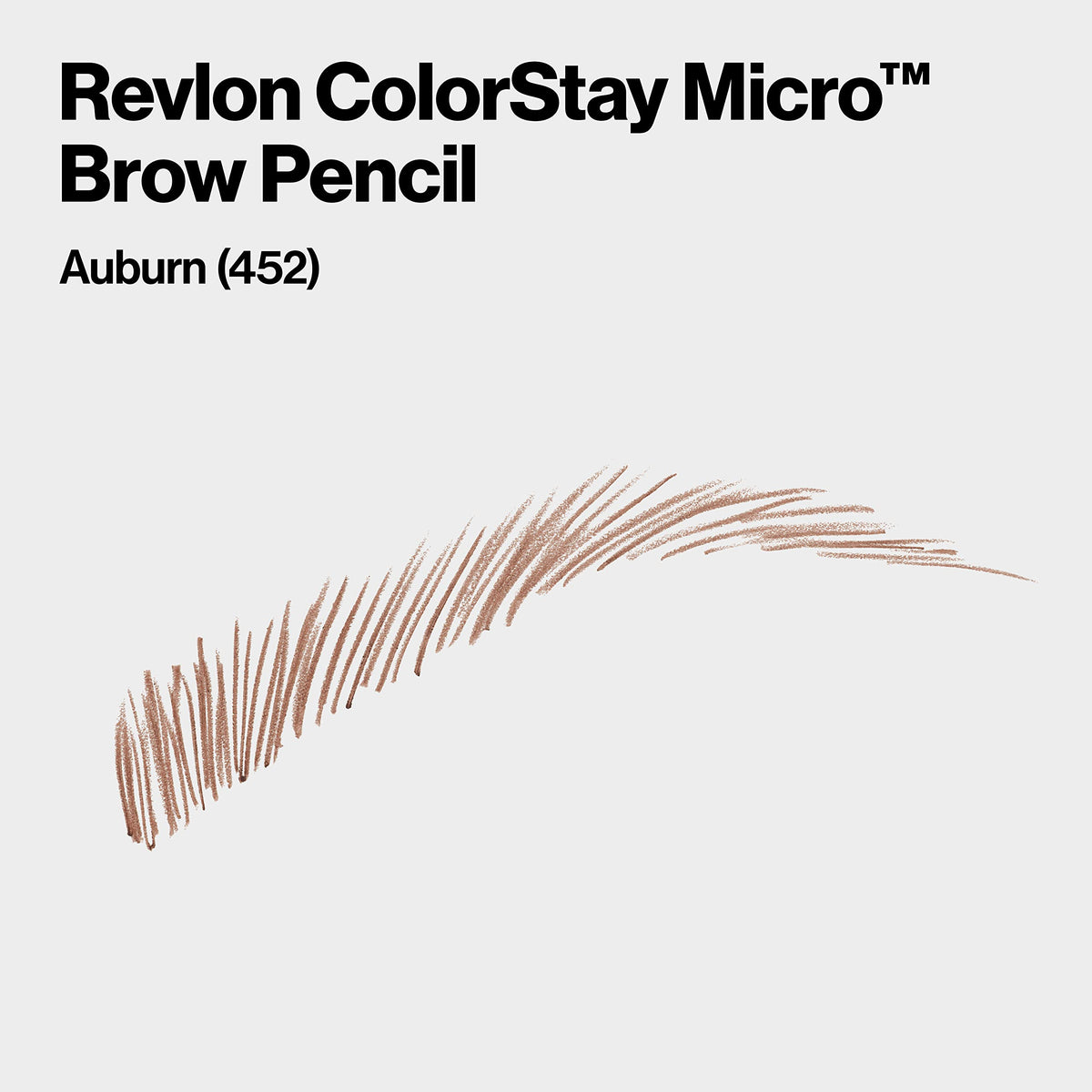 Revlon ColorStay Micro Eyebrow Pencil with Built In Spoolie Brush, Infused with Argan and Marula Oil, Waterproof, Smudgeproof, 452 Auburn, 0.003 oz Beauty & Personal Care REVLON
