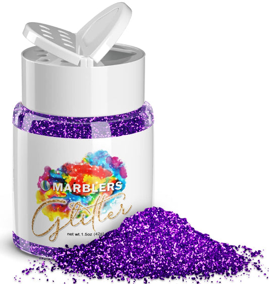 MARBLERS Twinkle Glitter [Amethyst] 1.5oz (42g) | Fine | Non-Toxic, Vegan, Cruelty-Free | Face, Body, Eyeshadow, Hair, Festival, Party Makeup | Nail Beauty & Personal Care MARBLERS