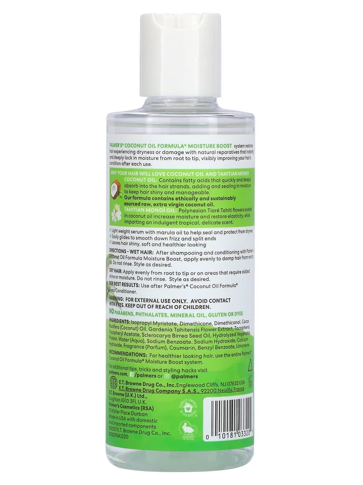 Palmer's Coconut Oil Formula Hair Polisher Serum, 6 oz. Beauty & Personal Care Palmer's