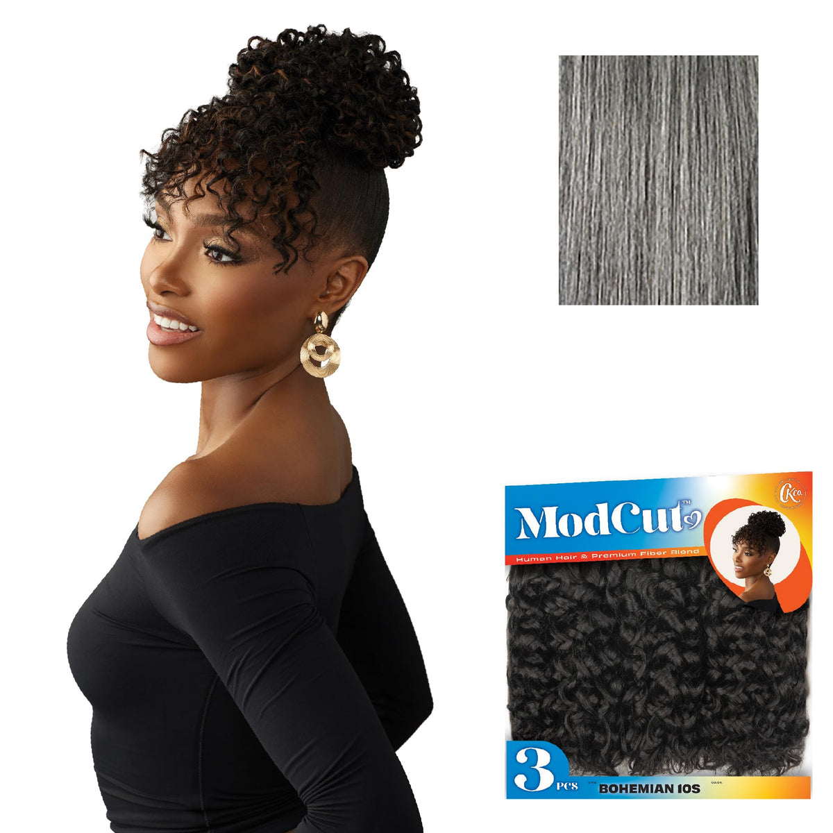 Sensationnel Curls Kinksandco ModCut 3pcs Bundles -Bohemian 10S,M51