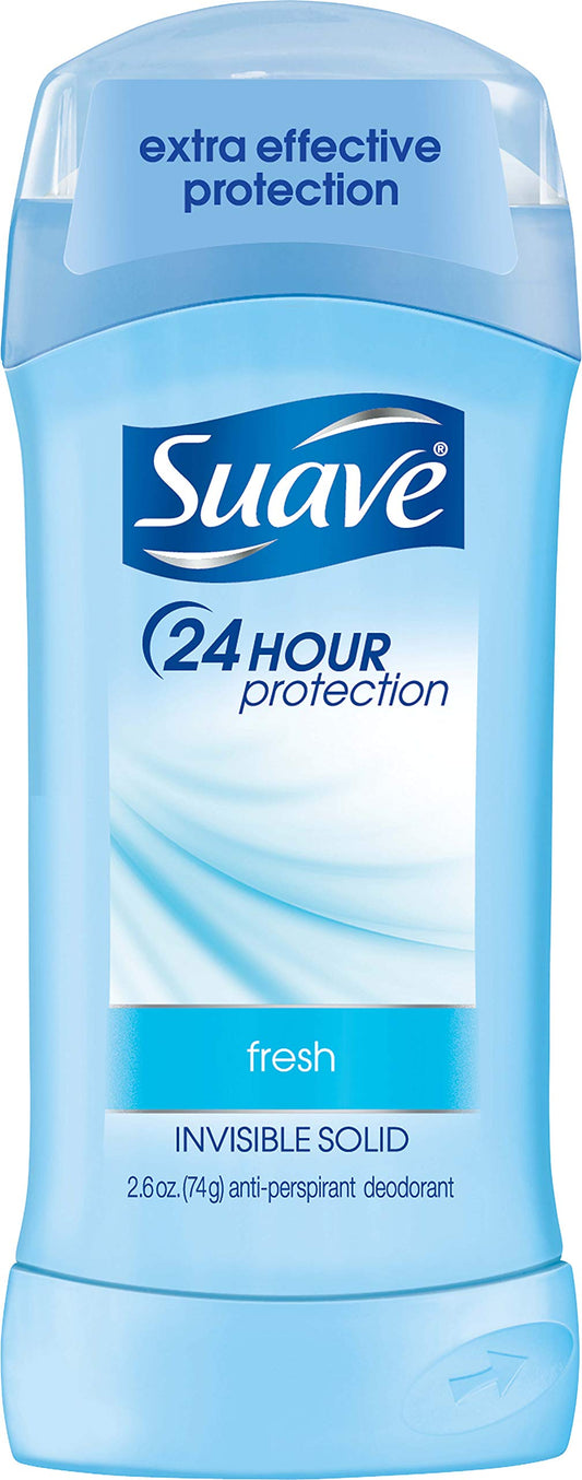 Suave Deodorant Antiperspirant & Deodorant Stick 48-hour Odor and Wetness Protection Fresh Deodorant for Women 2.6 oz Beauty and Personal Care Suave