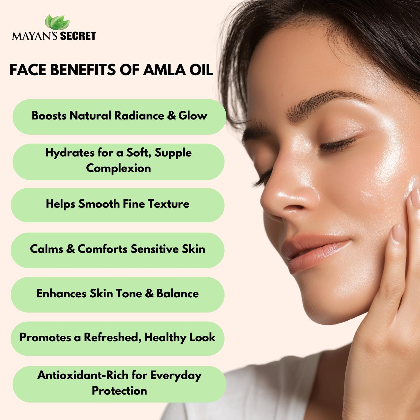 Mayan's Secret - 4oz Pure Amla Oil for Hair Growth Cold Pressed Virgin Organic USDA Certified Beauty & Personal Care Mayan's Secret