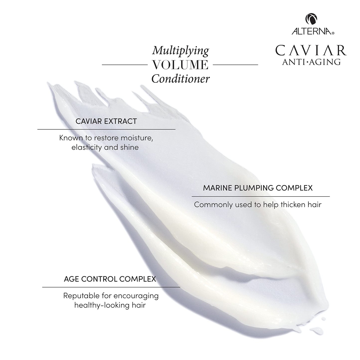 Alterna Haircare CAVIAR Anti-Aging Multiplying Volume Conditioner 8.5Fl Oz | For Fine, Limp or Thin Hair | Create Instant Volume and Thickness | Beauty & Personal Care Alterna