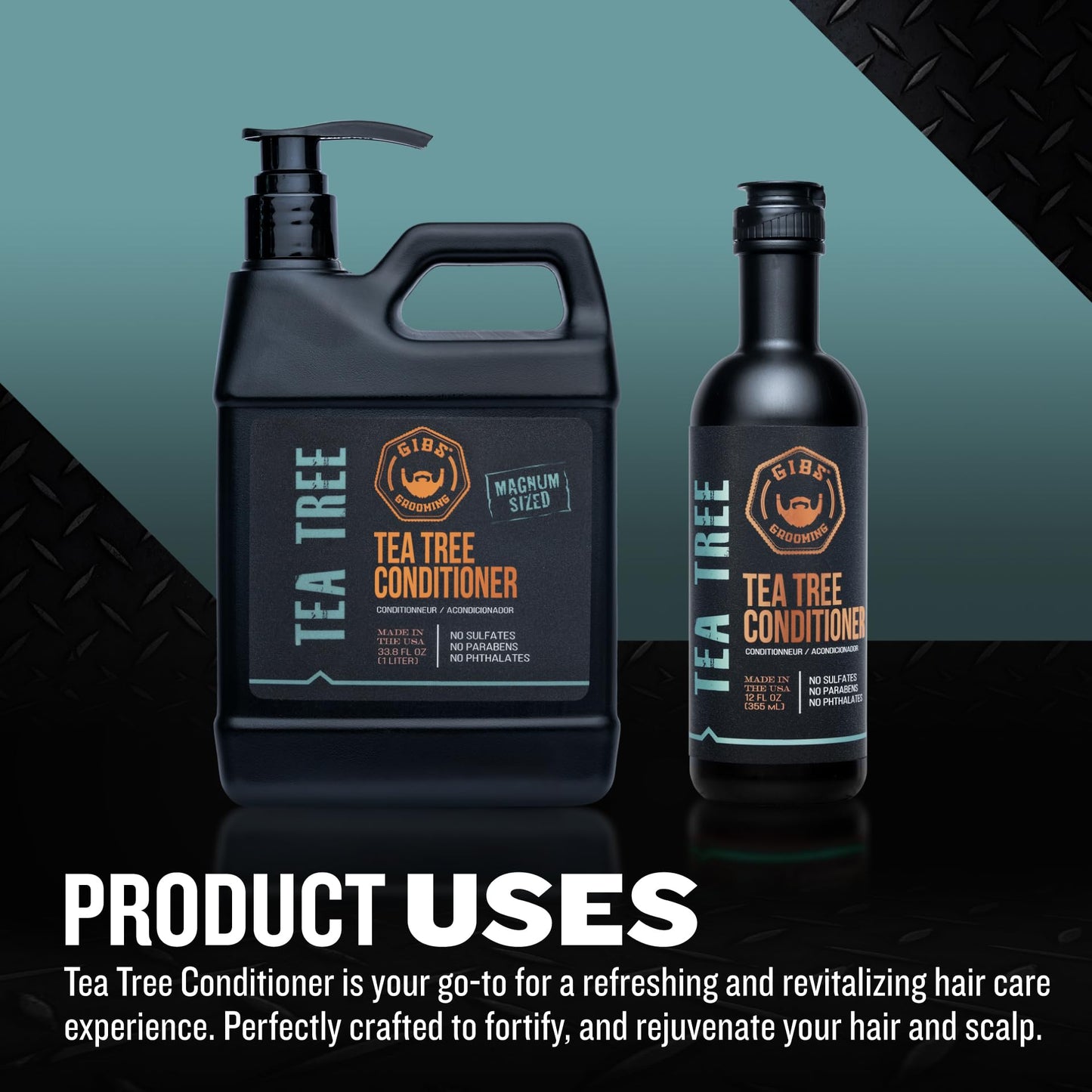 Gibs Grooming Tea Tree Shampoo and Conditioner Combo Box Beauty & Personal Care GIBS