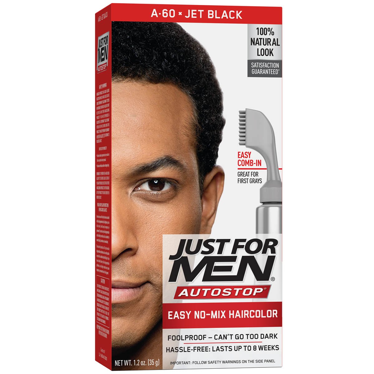 Just for Men AutoStop Hair Color, Jet Black, 1.2 Ounce Beauty & Personal Care Just for Men