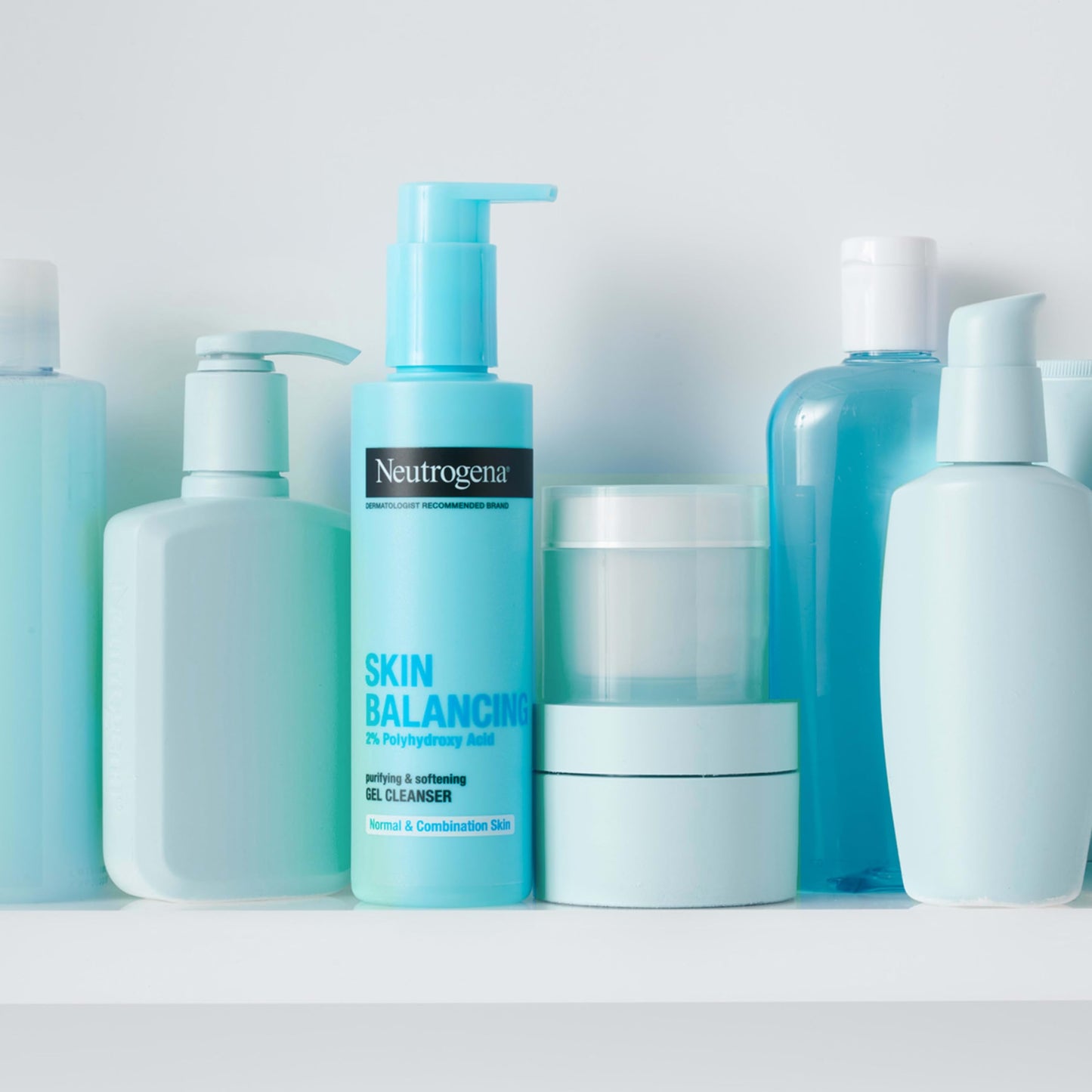 Neutrogena Skin Balancing Purifying Gel Cleanser with 2% Polyhydroxy Acid (PHA), Softening Face Wash for Normal & Combo Skin, Paraben-Free, Soap-Free Beauty & Personal Care Neutrogena