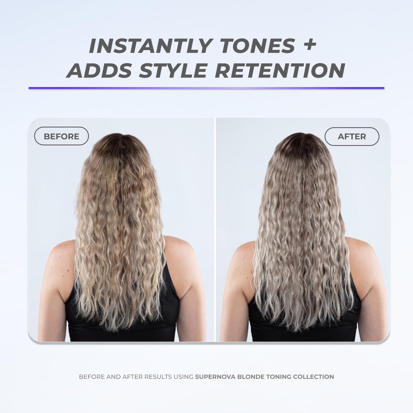 XMONDO Hair Supernova Blonde Toning Leave-In Foam, Vegan Formula Hair Toner Foam for Reducing Brassy and Yellow Tones on Blonde, Highlighted, and Gray Beauty & Personal Care XMONDO
