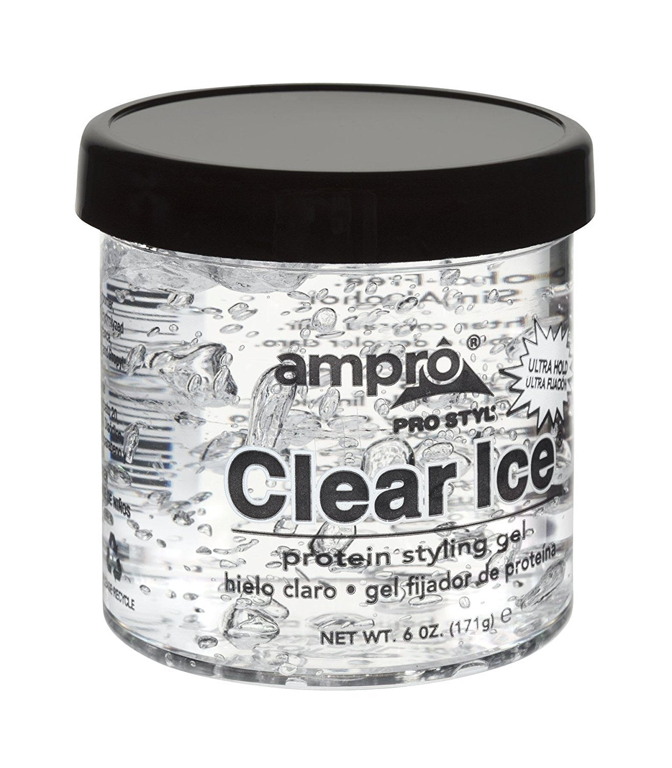 Ampro Pro Styl Clear Ice Protein Styling Gel, 6 Ounce (Pack of 6) Beauty & Personal Care AmPro