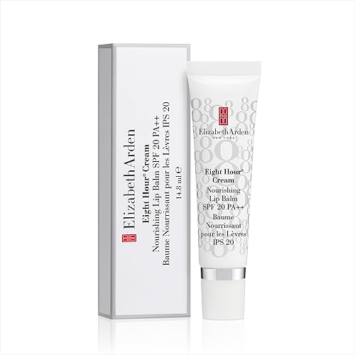 Elizabeth Arden Eight Hour Cream Nourishing Lip Balm, SPF 20 Sunscreen Balm, Moisturizer for Chapped Lips with Shea Butter & Vitamin E, 0.5 fl oz Beauty & Personal Care Elizabeth Arden