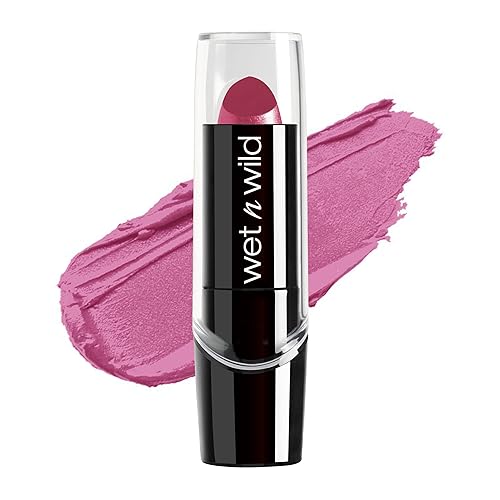 wet n wild Silk Finish Lipstick, Hydrating Rich Buildable Lip Color, Formulated with Vitamins A,E, & Macadamia for Ultimate Hydration, Cruelty-Free & Beauty & Personal Care wet n wild
