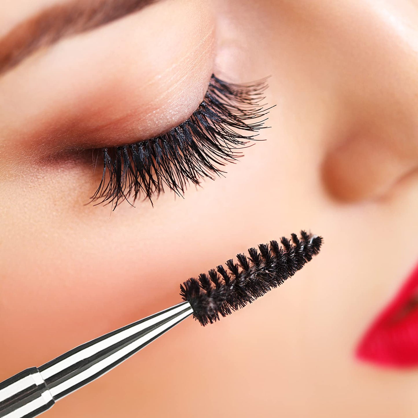 G2PLUS 3PCS Eyelash Brushes with Cap, Eye brow Brush, Eyelash Mascara Brushes Wands Applicator Makeup Tools for Travel Beauty & Personal Care G2PLUS