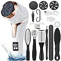 Hoxida Electric Callus Remover for Feet (with Dander Vacuum Cleaner), Quartz, Rechargeable Foot Pedicure Tools Foot File, Professional Foot Care Kit Beauty & Personal Care Hoxida