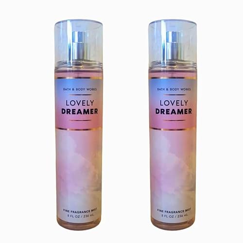 Bath & Body Works Fine Fragrance Mist, Set of 2 Bottles, 8oz Per Bottle (Lovely Dreamer) Beauty & Personal Care Bath & Body Works