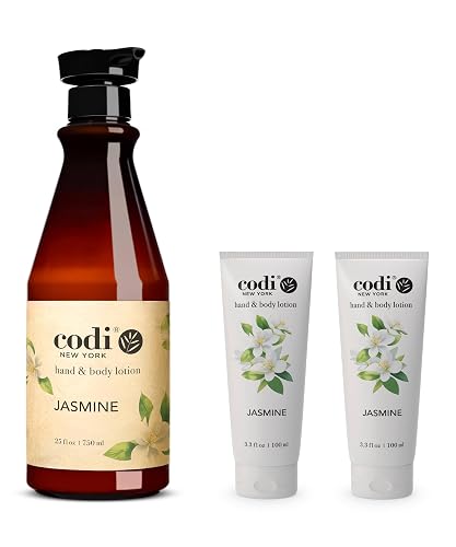 Codi N Codi Jasmine Hand and Body Lotion 25 fl. oz. / 750ml (1 Bottle + 2 Tubes) Beauty & Personal Care Codi N Codi