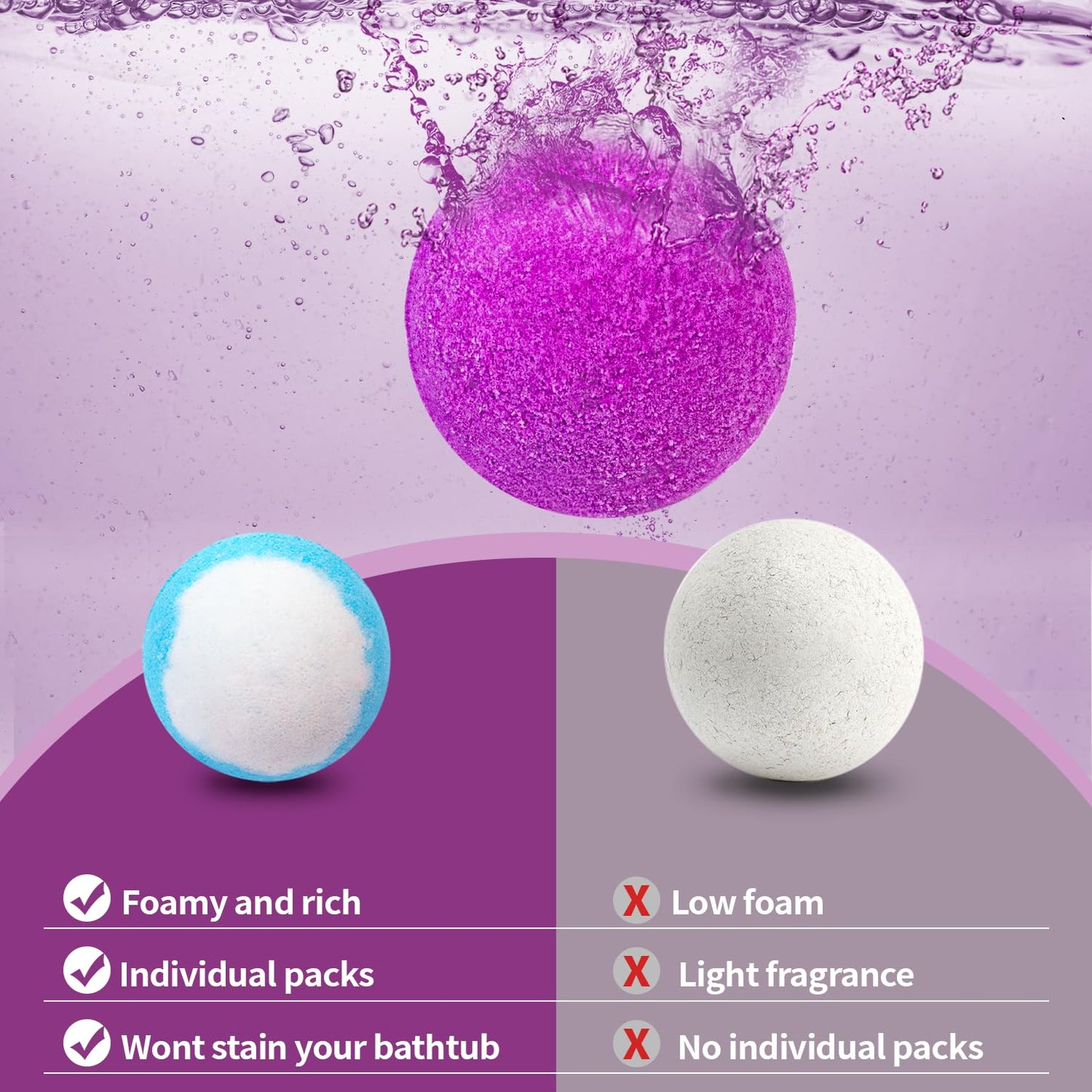 NEWFEIFAN Bath Bombs for Women & Men Gift Set - 24 Pack Beauty and Personal Care NEWFEIFAN