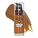 Revlon Liquid Foundation, ColorStay Face Makeup for Combination & Oily Skin, SPF 15, Medium-Full Coverage with Matte Finish, 600 Cinnamon, 1 Fl Oz Beauty & Personal Care REVLON