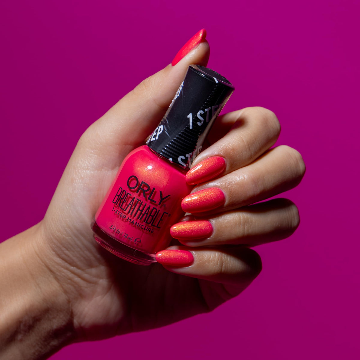 Orly Melting Point Nail Polish Collection | Golden Pink Shimmer | Long-Wearing, Full Coverage Formula with Gripper Cap | Vegan & Cruelty-Free