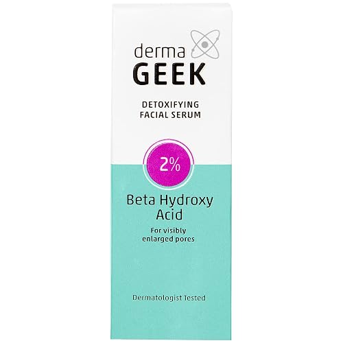 dermaGEEK Detoxifying Facial Serum with 2% Beta Hydroxy Acid, 1.3 fl oz Beauty & Personal Care DERMA GEEK