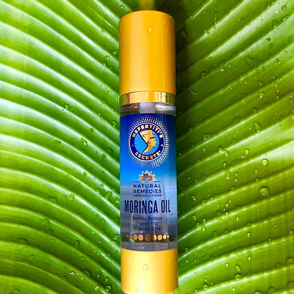 Nefertiti's Secrets Moringa Oil Organic Hair Growth - Wild Pure Rosemary Hair Oil for Nourishment, Rejuvenate & Moisturize - Curly Secret Hair Beauty & Personal Care Nefertiti's Secrets