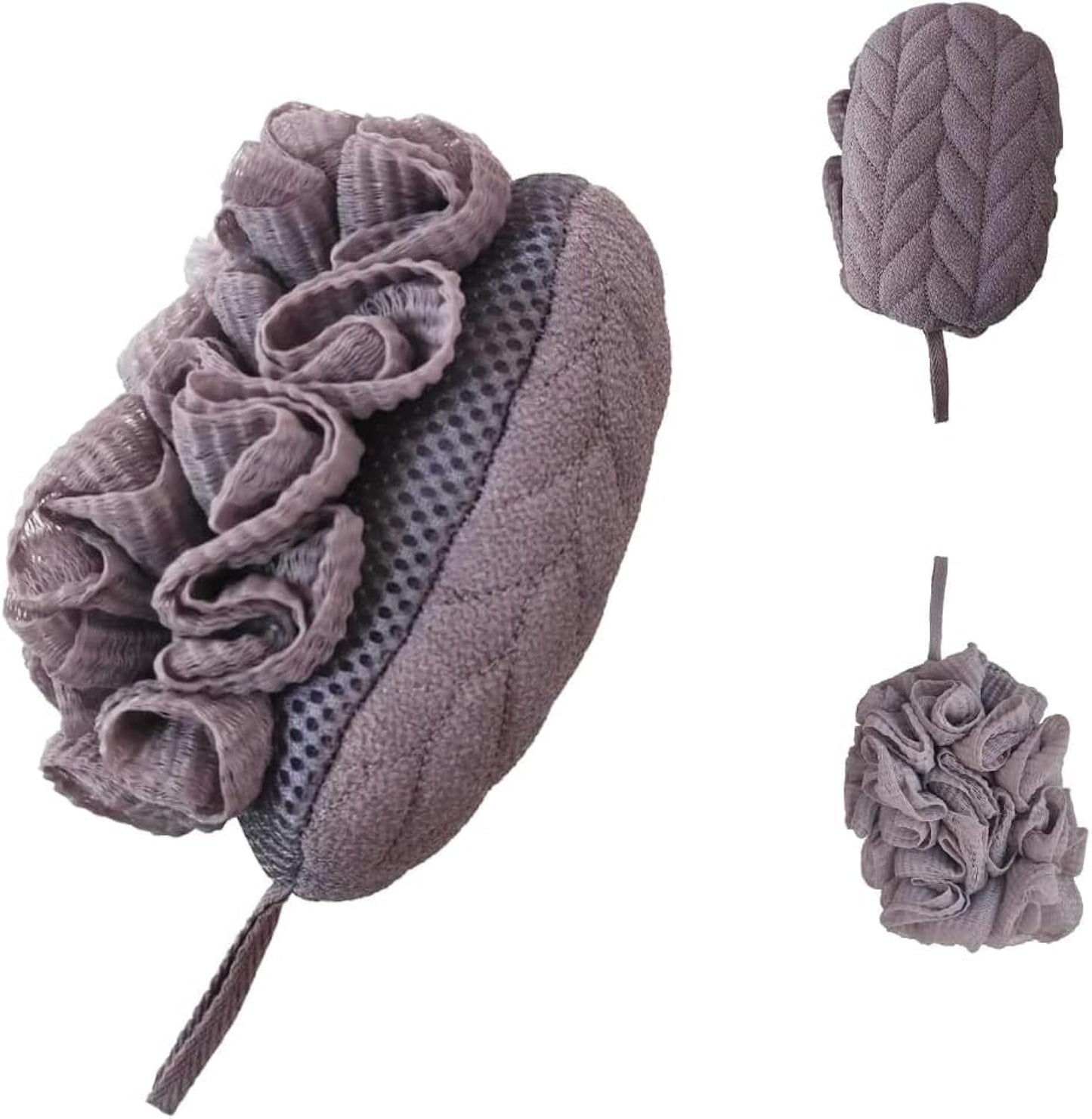 Bath Sponge Shower Loofahs?Loofah Sponge Exfoliating Bath Sponge Body Scrubber?Soft Net Body Scrubber Sponge Ball?Durable Mesh Pouf Bath Loofah Sponge Beauty & Personal Care evohyah