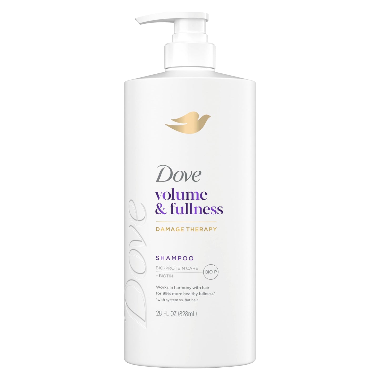 Dove Shampoo Volume & Fullness for Fine, Thin Hair with Bio-Protein Care Technology and Biotin 28 Fl Oz Beauty & Personal Care Dove