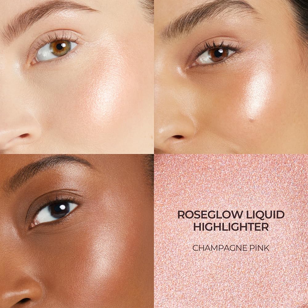 Laura Mercier RoseGlow Liquid Highlighter, Rosy Highlighting Liquid, Radiant, Luminous & Soft Focus Finish, Unique Pearl Blend For All Skin Tones Beauty & Personal Care Laura Mercier
