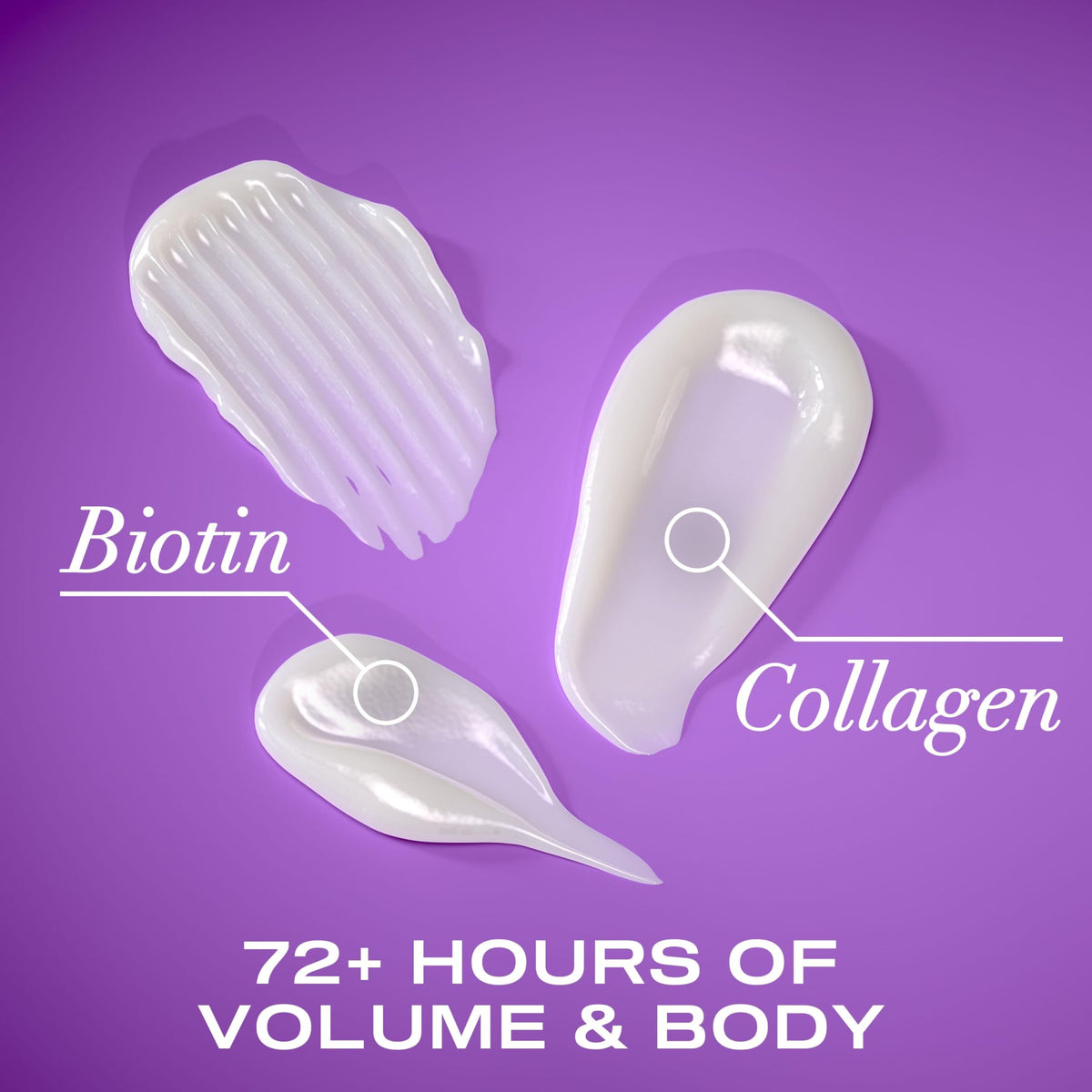 OGX Thick & Full + Biotin & Collagen Volumizing Conditioner, Nutrient-Infused Conditioner with Vitamin B7 Biotin Gives Hair Volume & Body for 72+ Beauty & Personal Care OGX