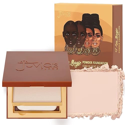 Juvia's Place I Am Magic Powder Foundation - VL2 Valencia - Buildable-Coverage Mattifying Pressed Powder for Pore Vanished Skin - Lightweight Matte Beauty & Personal Care Juvia's Place