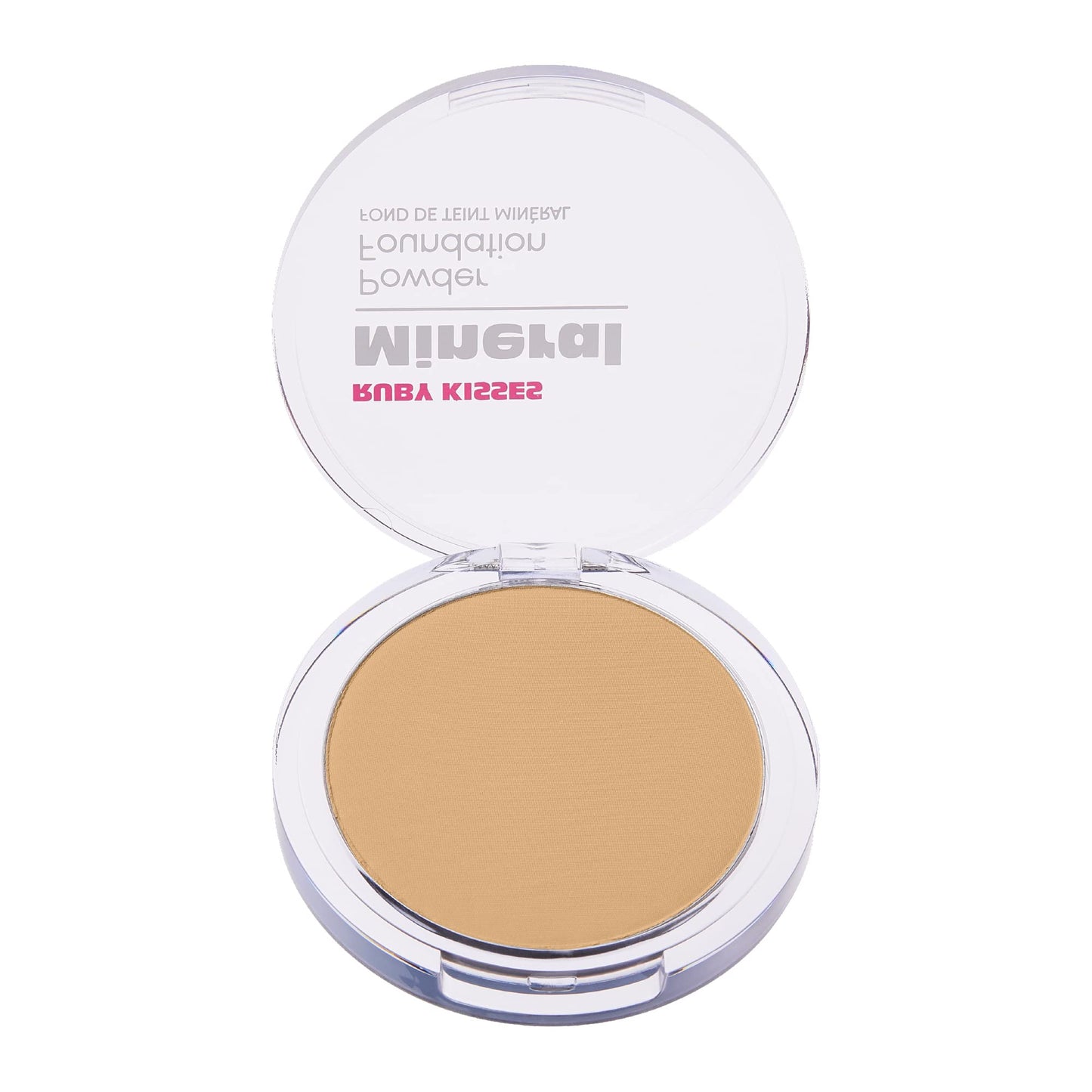 Ruby Kisses Mineral Pressed Powder Foundation, Medium to Full Coverage Natural Finish 0.35 Ounce (Natural Buff) Beauty & Personal Care Ruby Kisses