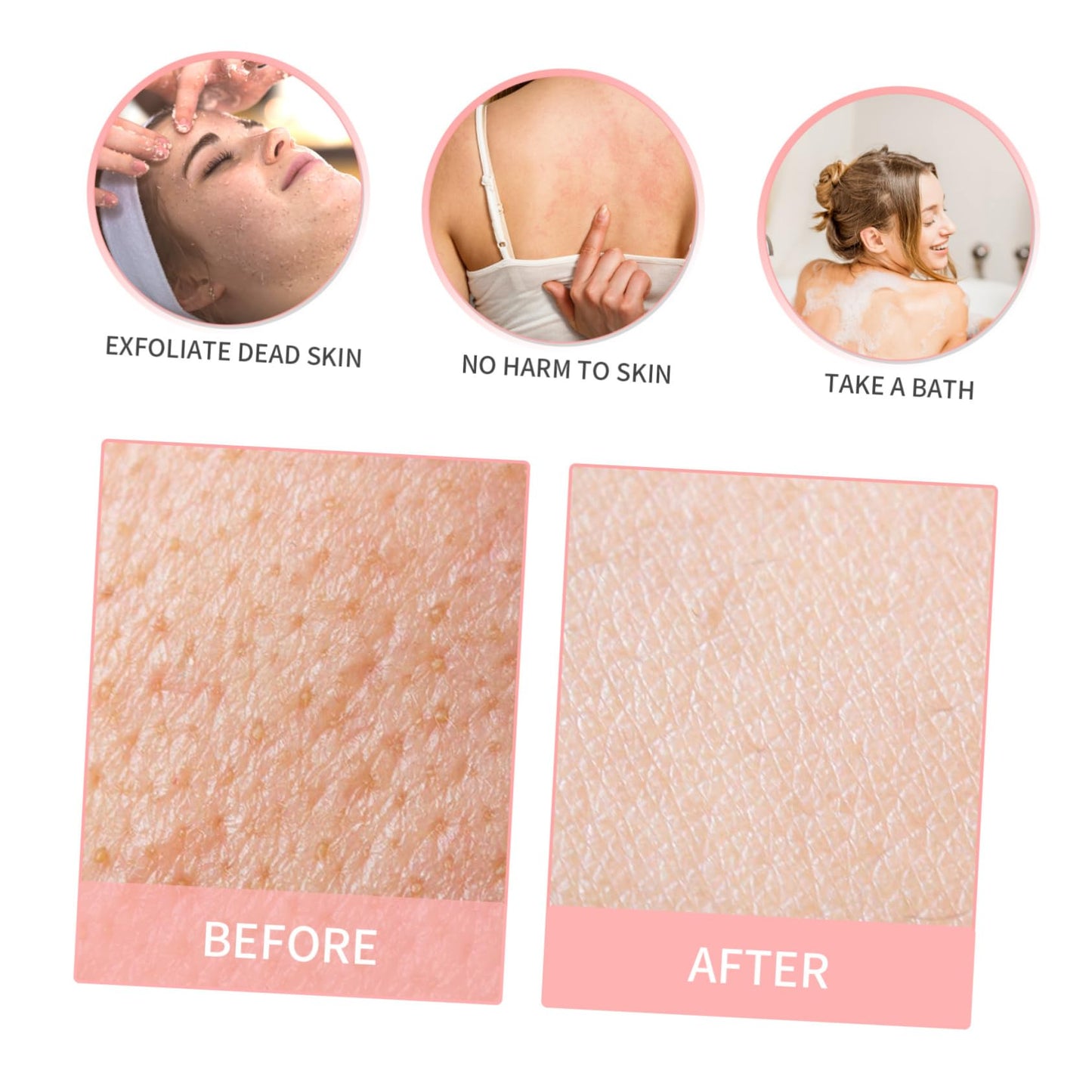 Uonlytech 50pcs Loofah Face Pads, Natural Sponge Exfoliating Face Pads Reusable Makeup Remover Facial Body Scrubbers Pad for Women and Men Facial Beauty and Personal Care Uonlytech