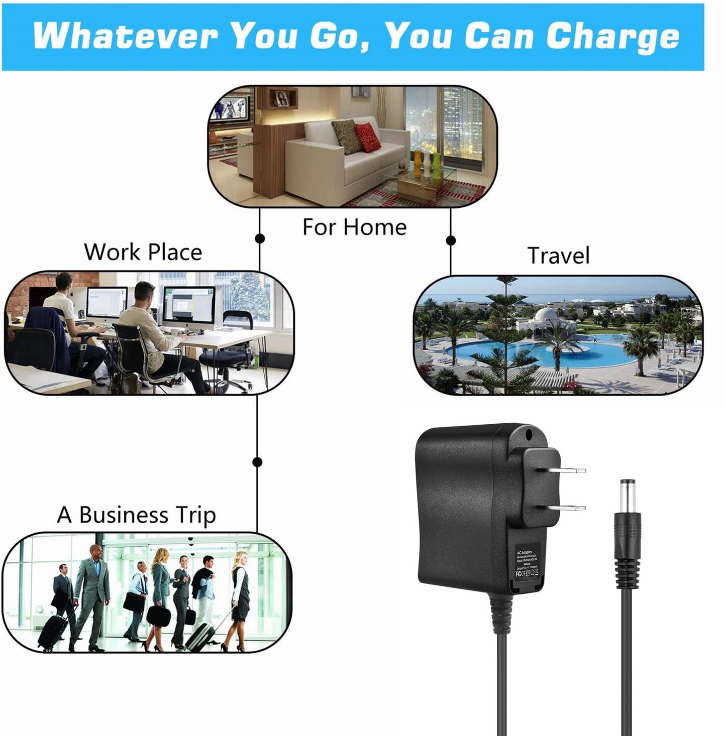 Jantoy AC/DC Adapter for Remington MB-4040 MB4040 Lithium Power Stubble & Beard Trimmer Beauty and Personal Care Jantoy