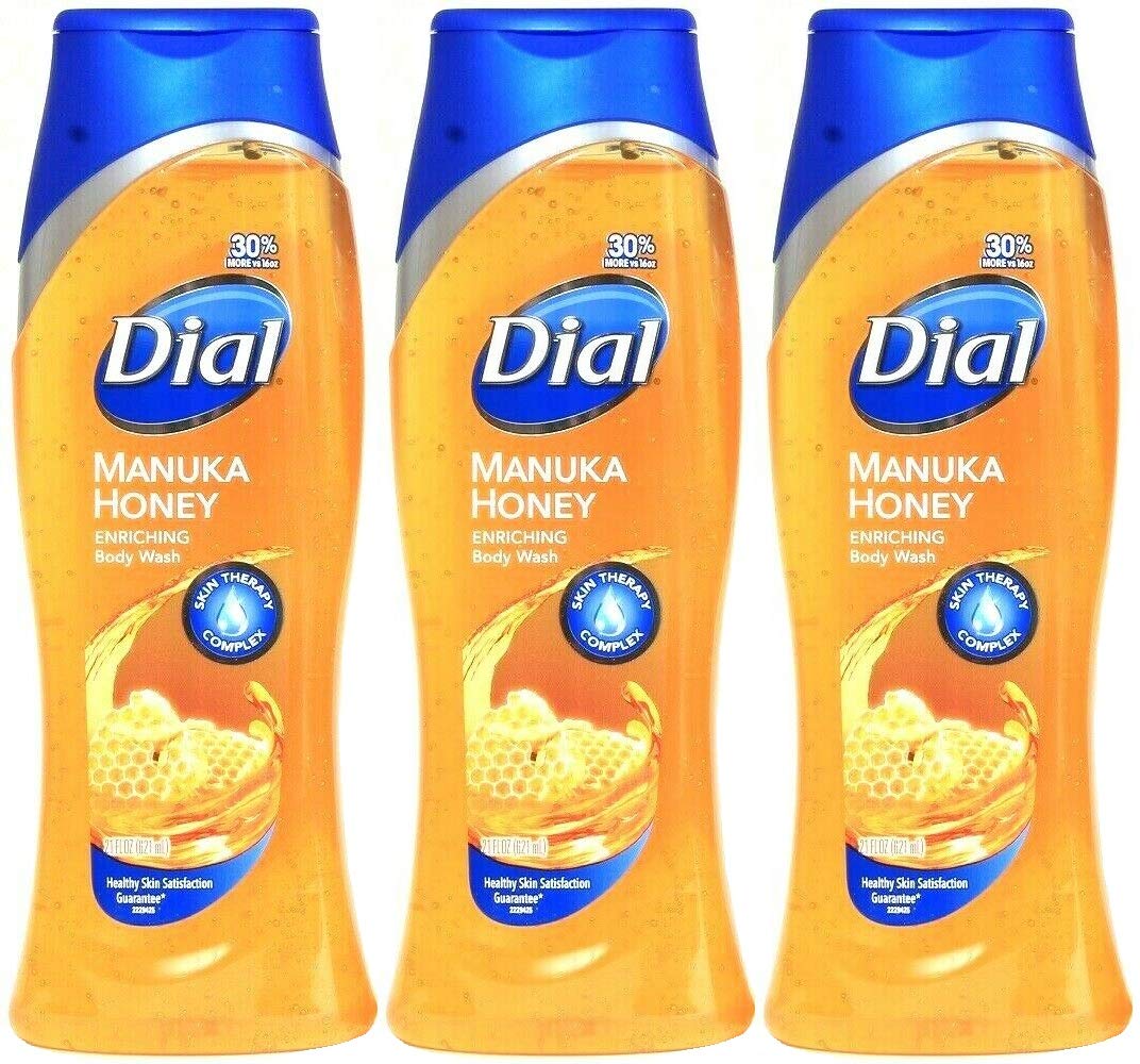 Dial Manuka Honey Enriching Body Wash, 21 Ounce (Pack of 3) Total 63 Ounces Beauty & Personal Care Dial