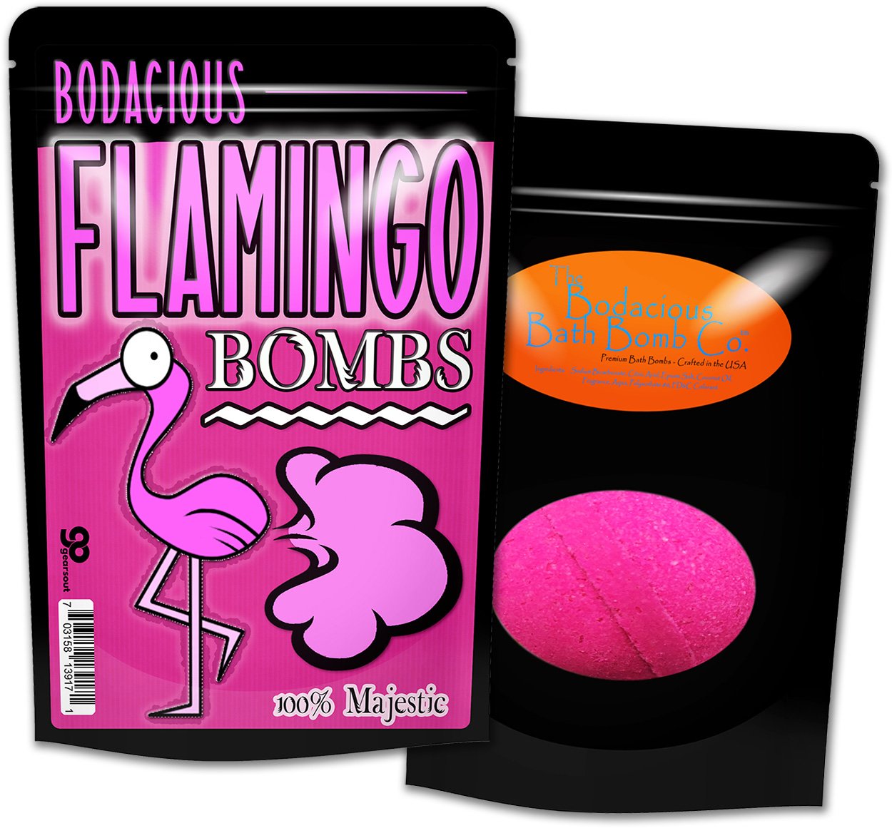 Flamingo Bombs Bath Bombs - Flamingo Bath Balls Funny Pink Gifts for Girls Flamingo Friend Gifts for Women Pretty Pink Bath Bombs Stocking Stuffers… Beauty & Personal Care Gears Out