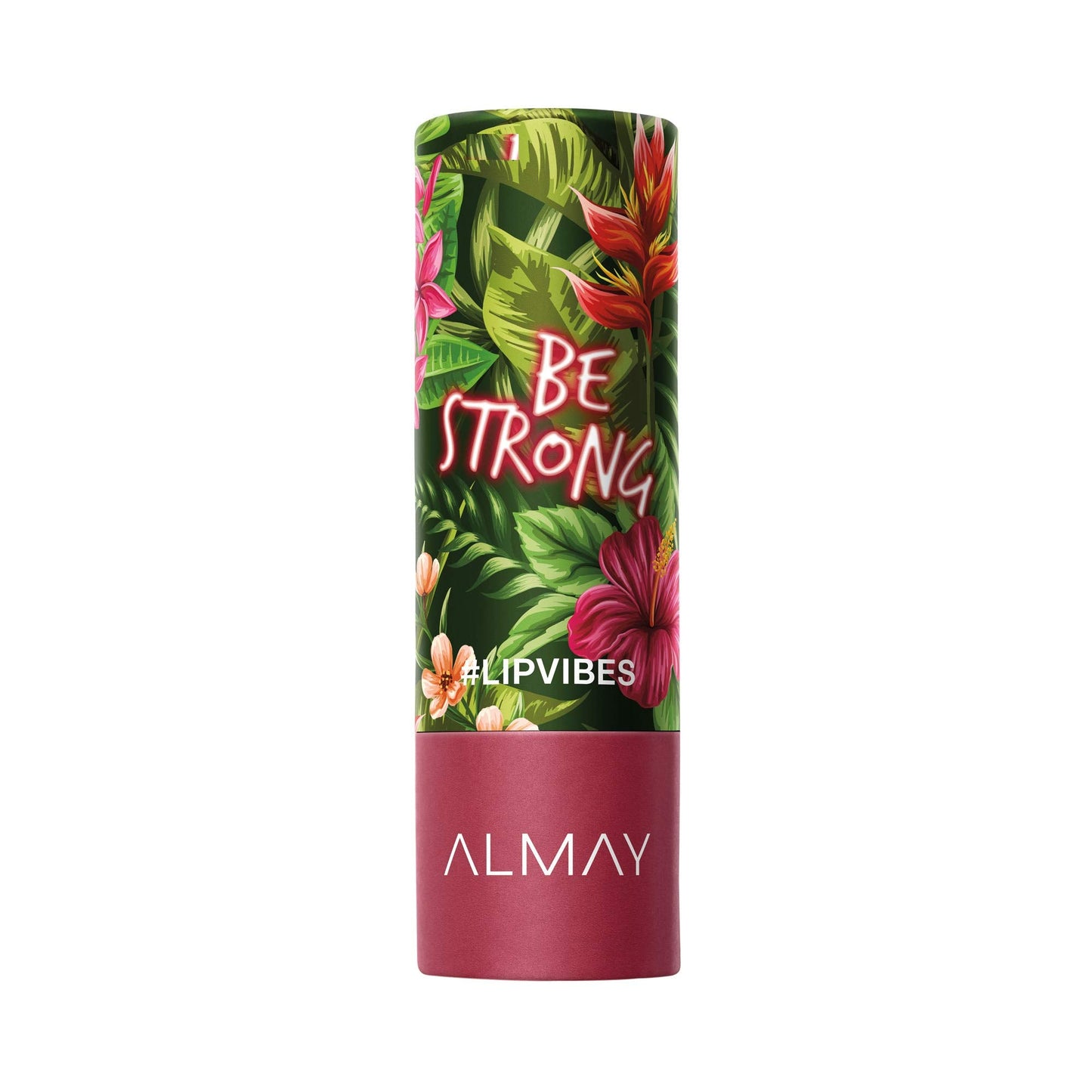 Almay Lip Vibes Lipstick with Vitamin E Oil & Shea Butter, Matte Finish, Hypoallergenic, Be Strong, 0.14 Oz Beauty & Personal Care Almay