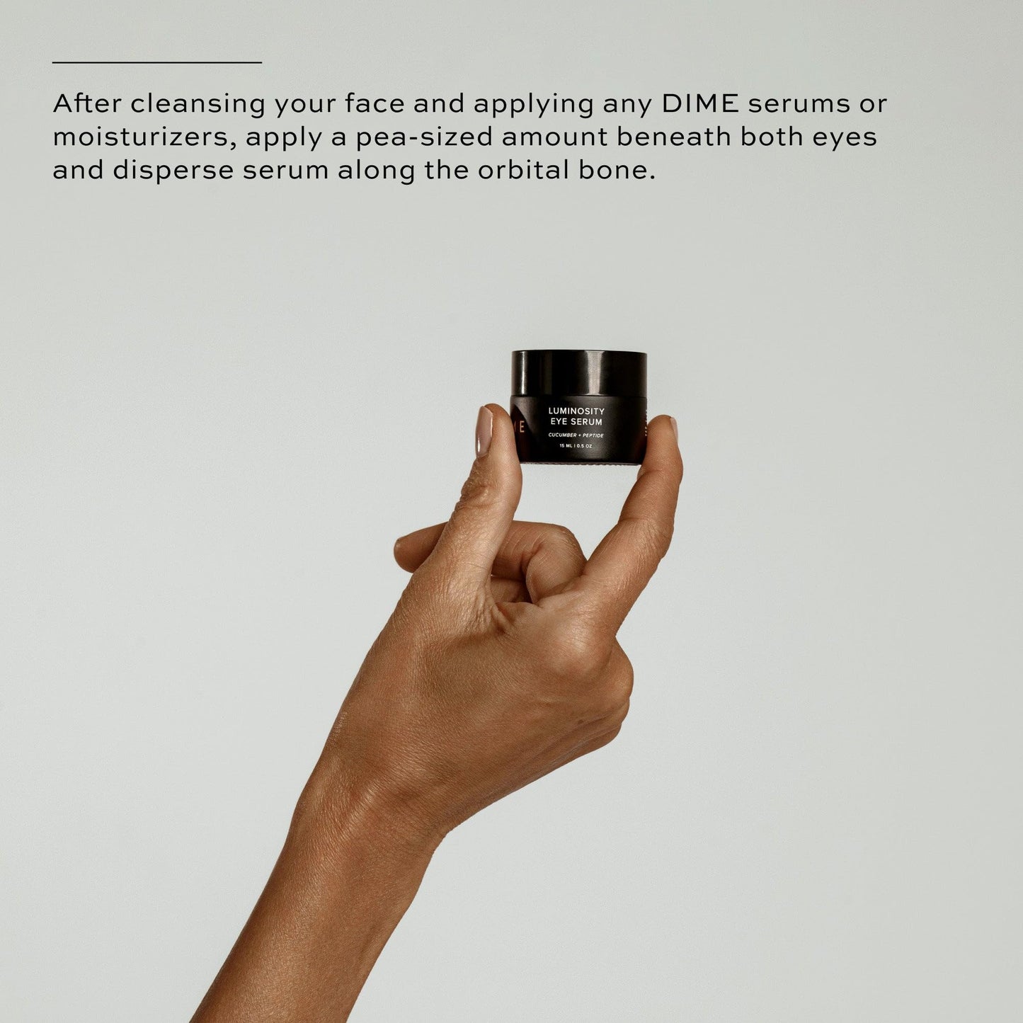 Dime Beauty Luminosity Eye Serum - Caffeine Eye Cream for Dark Circles and Puffiness with Vitamin C, Peptides and Goji Berry, Brightening De-Puffing Beauty & Personal Care DIME