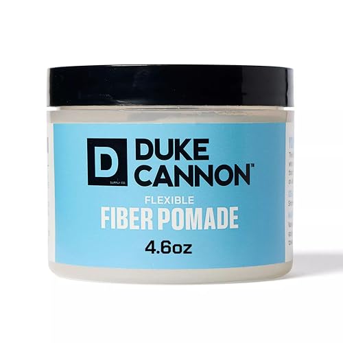 Duke Cannon Supply Co. Flexible Fiber Pomade for Men - 4.6 oz - Strong Hold, No Shine - Long-Lasting, Water-Based Matte Pomade Beauty & Personal Care Duke Cannon Supply Co.
